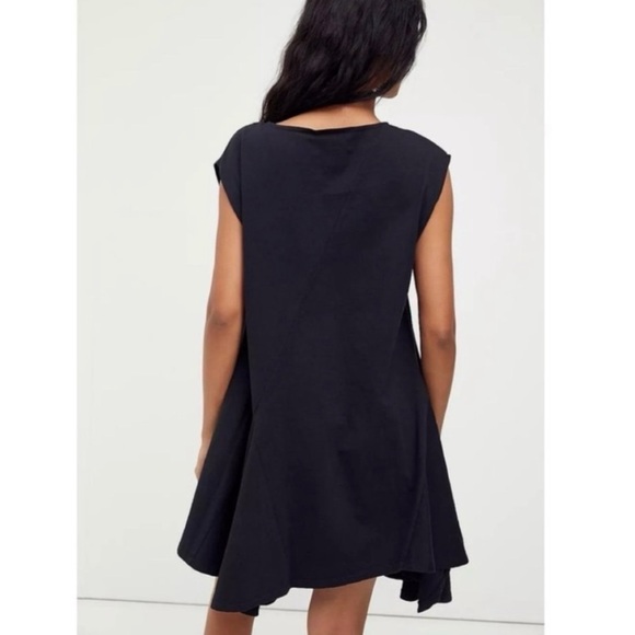 Free People Black V-Neck Dress - Picture 5 of 11
